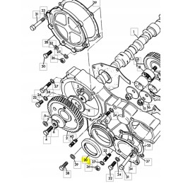 Alkūninio veleno sandariklis jcb 02 101435 oem