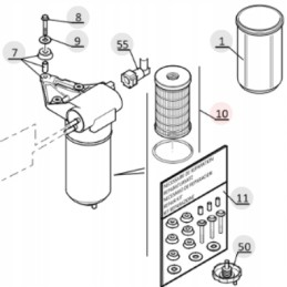 Originalus Manitou 605013 kuro filtras