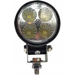 Apvali LED darbinė lempa 12v 24v stiprus