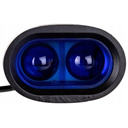 Purškimo darbinė lempa 16w, mėlyna, maža, 2 vnt