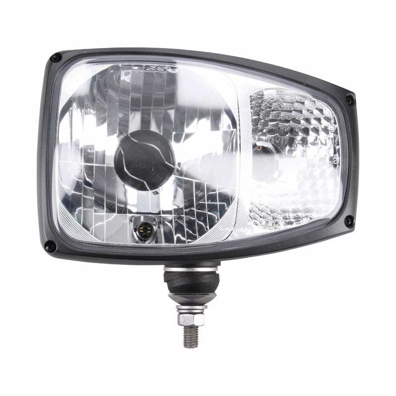 Priekinis žibintas su kairiuoju šoniniu indikatoriumi