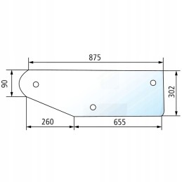 Stiklo dėklas xln serijos galinis apatinis 1535071c1