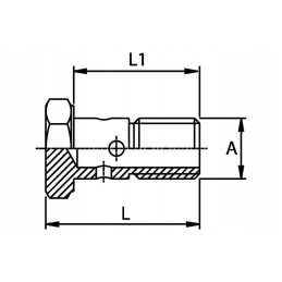 Hbmf10100 perpildymo varžtas m10 x 1