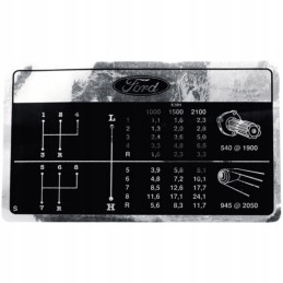 Lipdukas 15405467 granitinis pavarų perjungimas