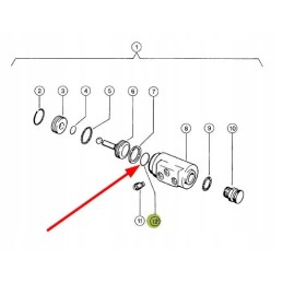 212050 0 stūmoklio sandarinimo žiedas 28 17 x 3 53