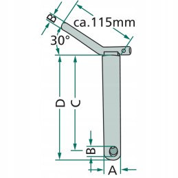 Smeigtukas 175mm 191mm 22mm 20012865 granitas