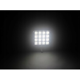 Darbinis šviestuvas 16x LED kvadratas su jungikliu
