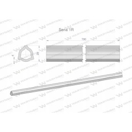 Vidinis vamzdis, serija 1r, velenui 910, šarnyrinis