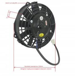 Alyvos aušintuvo ventiliatorius 125l 12v