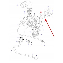 V836355017 turbokompresoriaus tarpiklis