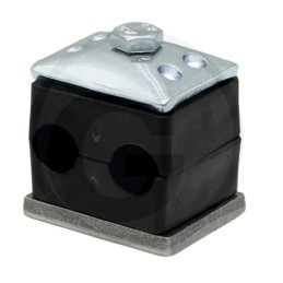 Dvigubas spaustukas hidrauliniam vamzdžiui oe18