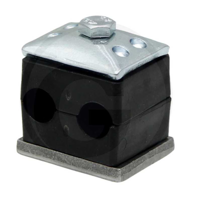 Dvigubas spaustukas hidrauliniam vamzdžiui oe18