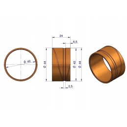 Tarpinė rato įvorė c 330