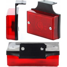 Gabaritinis žibintas raudonas atšvaitas puspriekabė 12 24v buvo