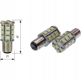 LED lemputė bosma 24xsmd 5050 bay15d p21 5w 12 24v