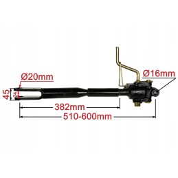 Dešinioji pakaba mf 255 ursus 3512 3514 1663852m91