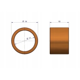 Sankabos centravimo taurelės įvorė c 380 385