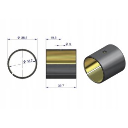 Švaistiklio įvorė John Deere 3179d 4239d 6359d 42