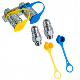 Plokštės komplektas su 2x M22 euro lizdo greitosiomis jungtimis