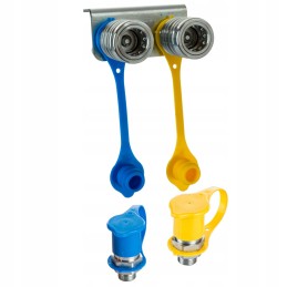 Plokštės komplektas su 2x M22 euro lizdo greitosiomis jungtimis