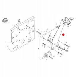 Fendt viršutinės trauklės kronšteinas 716870051251 org