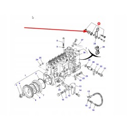 V578503372 įpurškimo siurblio svirties varžtas