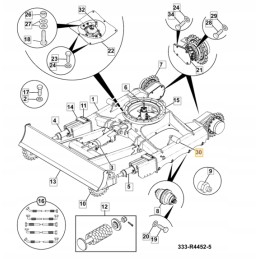 Viršutinis volelis jcb mini 802 803 804 332 s4308