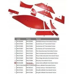 Kverneland Vulcan dešinės galinio purvasaugio juosta