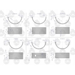 Pagrindinių guolių rinkinys n 0 75 iii pjūvis 420121