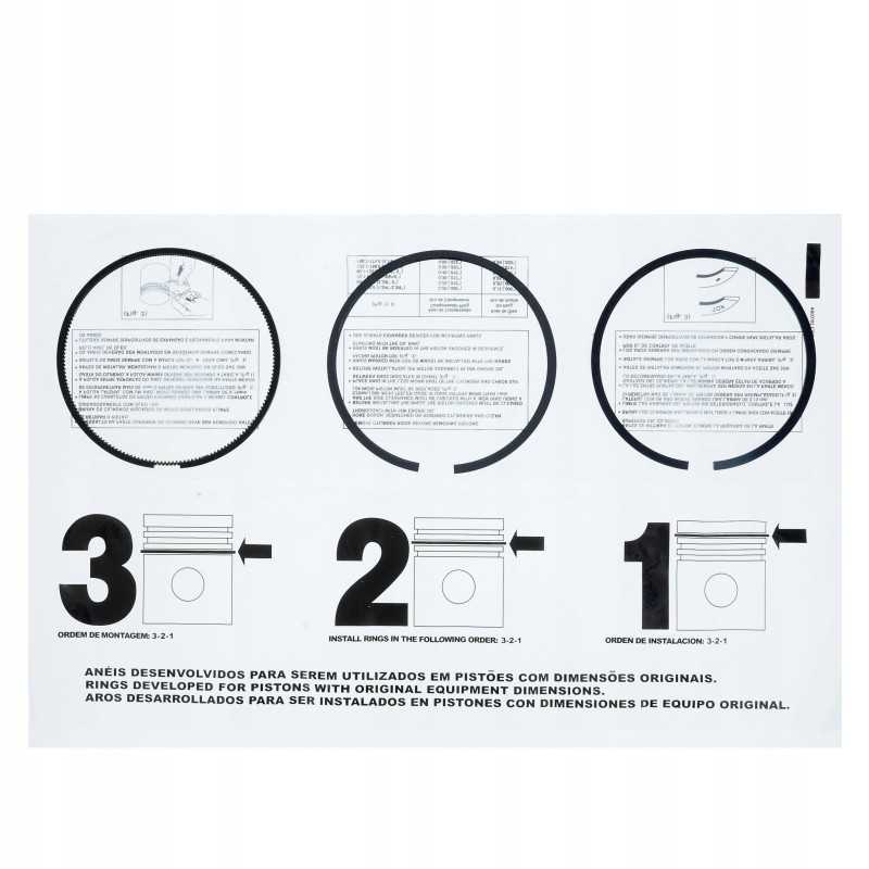 John Deere variklio remonto komplektas