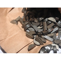 Pleištas 5x6 5x15 7 mm tvirtas užpakalinis griovelis, prl 2 vnt