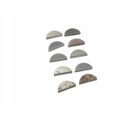 10x pleištas 3x6 5x15 7 mm užpakalinis griovelis, tvirtas prl