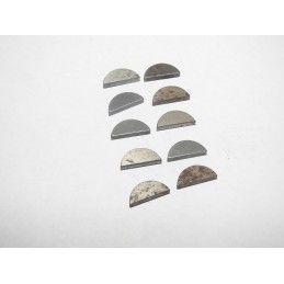 10x pleištas 3x6 5x15 7 mm užpakalinis griovelis, tvirtas prl