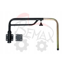 Reguliuojama veidrodžio atrama traktoriui 730