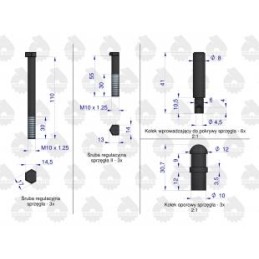 Ursus 50501163u Ursus sankabos remontas