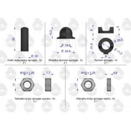 Ursus 50501163u Ursus sankabos remontas