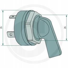 John Deere AT27651 posūkio signalo jungiklis