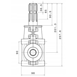 Trąšų barstytuvo pavara 1 1