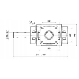 Trąšų barstytuvo pavara 1 1