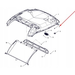 P5s45301147 plastikinis varžtas