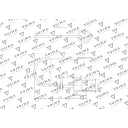 Raudonas euro voima kištuko dangtelis, 10 vnt