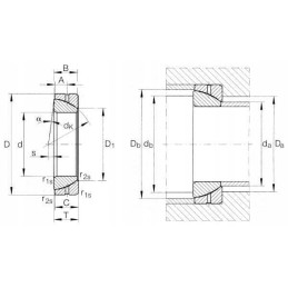 Ge40sx mac galios jungties guolis