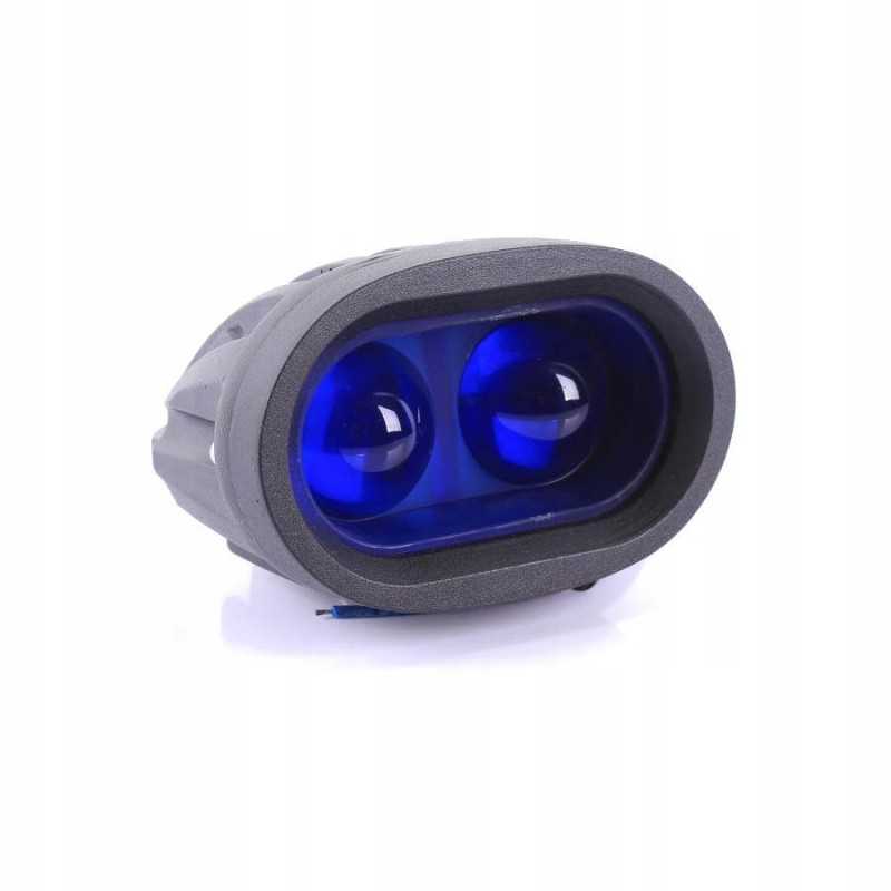 Halogeninis ovalus LED 20W mėlynas spindulių apšvietimui