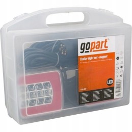 Halogeninis LED galinių žibintų komplektas su magnetu, 12 m