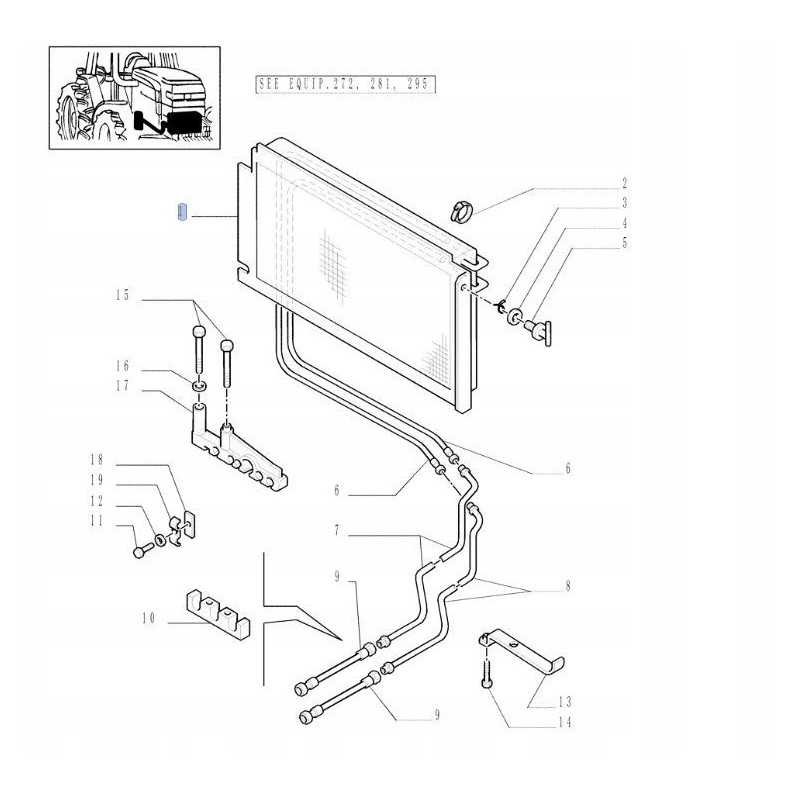 Alyvos aušintuvas new holland tm 82000903 cnh