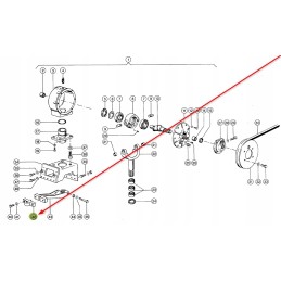 B125127 dalgio galvutės tvirtinimas