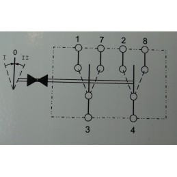 Automatinis išjungimas, automatinis jungiklis 12 24v 6 kontaktai