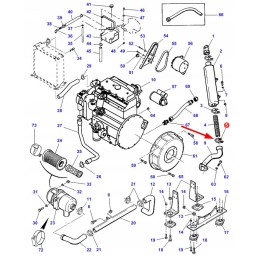 4235504m1 išmetimo vamzdžio spaustukas