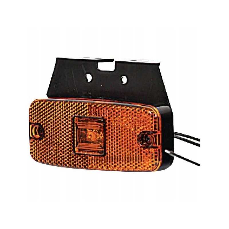 Stačiakampė LED šoninė gabaritinė lemputė 12 24v