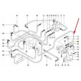 326526 0 vairo sistemos hidraulinė žarna